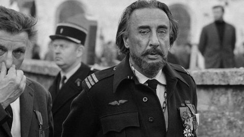 Гари на похоронах генерала и лидера сопротивления Шарля де Голля в 1970 году